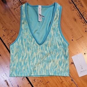 Athleta Aurora Cropped Ribbed Tank Small